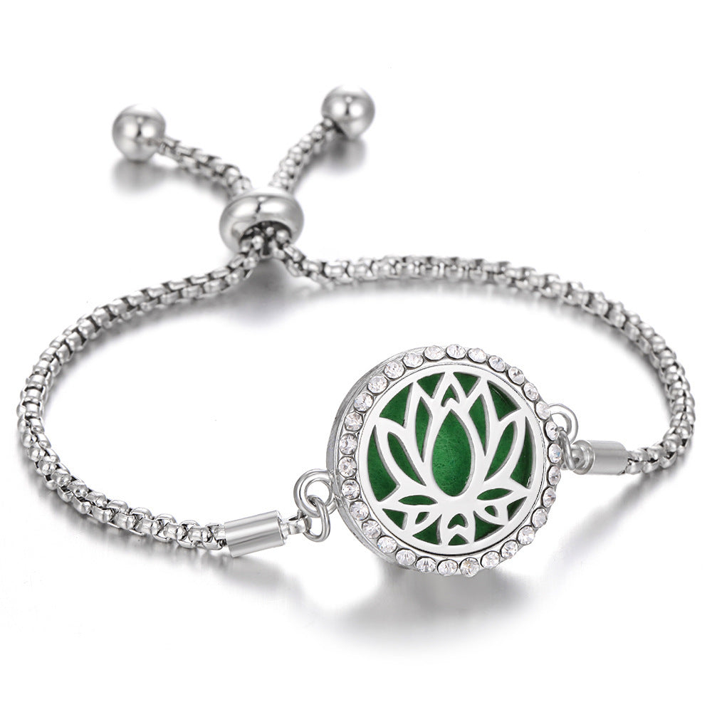 Here & Now Diffuser Bracelet – Essential Oil Kaleidoscope Charm
