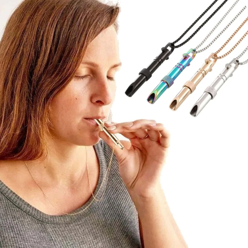 The Stress Reliever - Mindfulness breathing Necklace