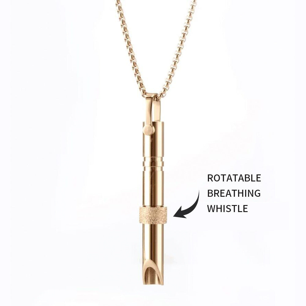 The Stress Reliever - Mindfulness breathing Necklace
