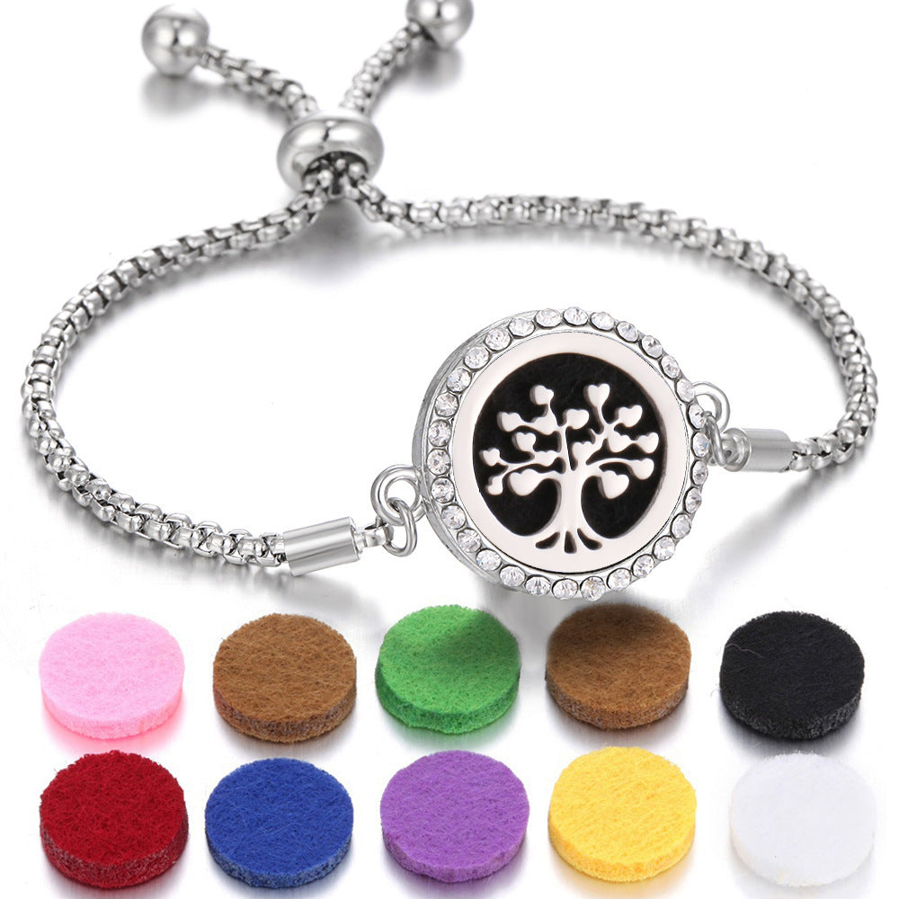 Here & Now Diffuser Bracelet – Essential Oil Kaleidoscope Charm