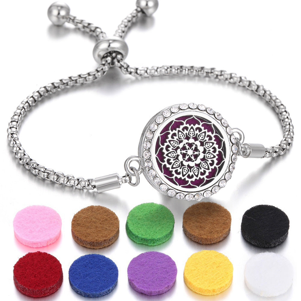 Here & Now Diffuser Bracelet – Essential Oil Kaleidoscope Charm