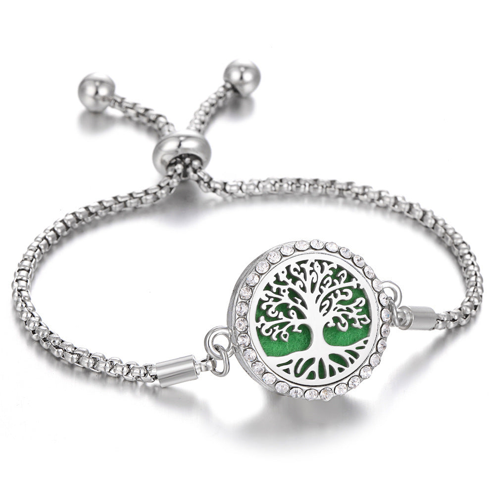 Here & Now Diffuser Bracelet – Essential Oil Kaleidoscope Charm