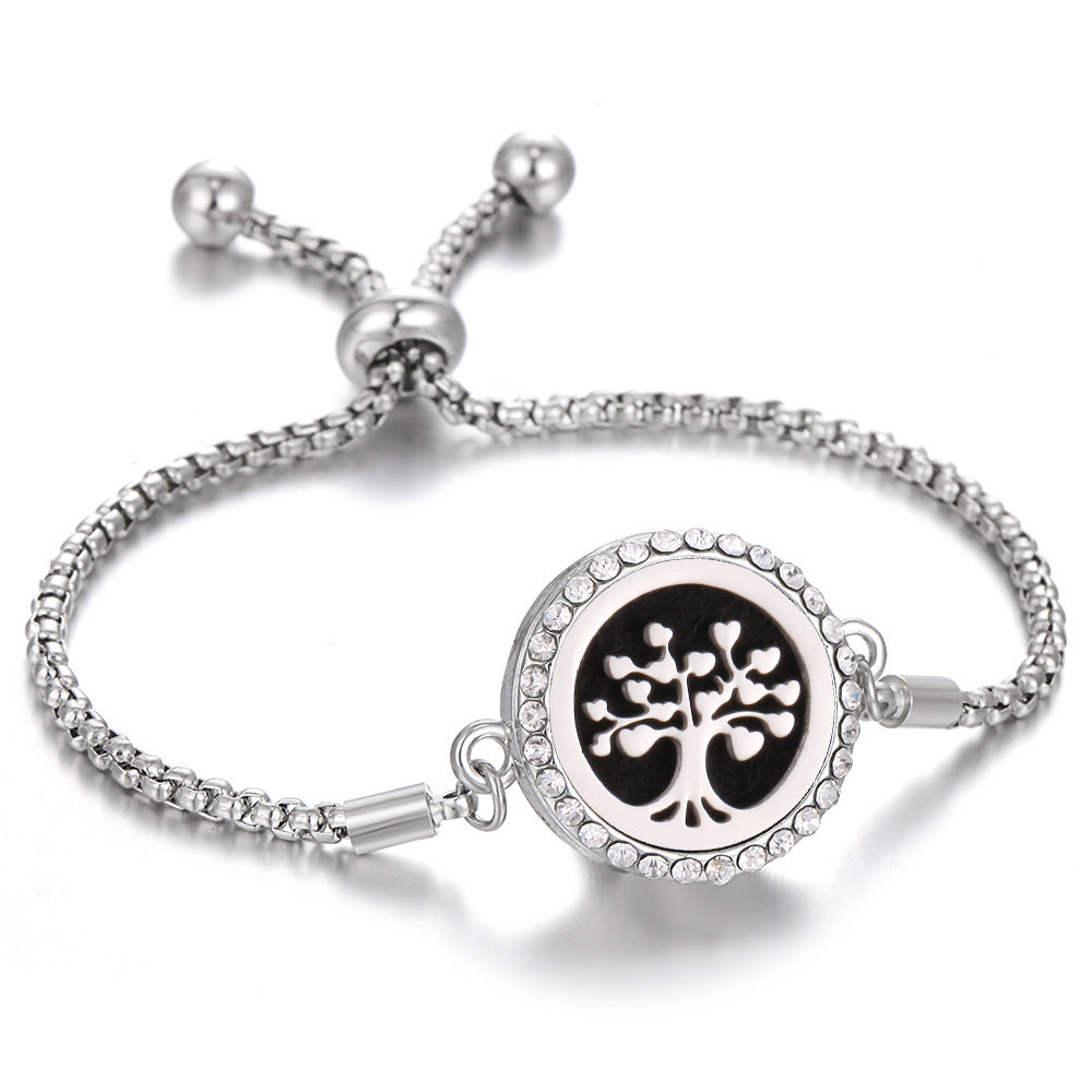 Here & Now Diffuser Bracelet – Essential Oil Kaleidoscope Charm