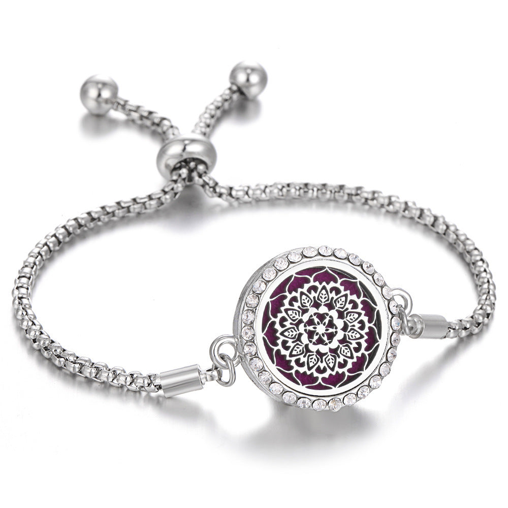Here & Now Diffuser Bracelet – Essential Oil Kaleidoscope Charm