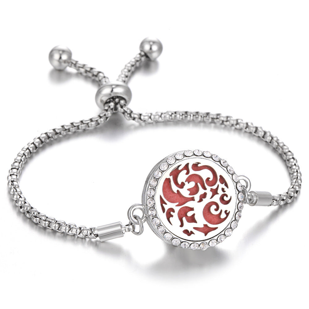 Here & Now Diffuser Bracelet – Essential Oil Kaleidoscope Charm