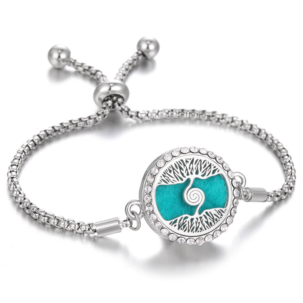 Here & Now Diffuser Bracelet – Essential Oil Kaleidoscope Charm