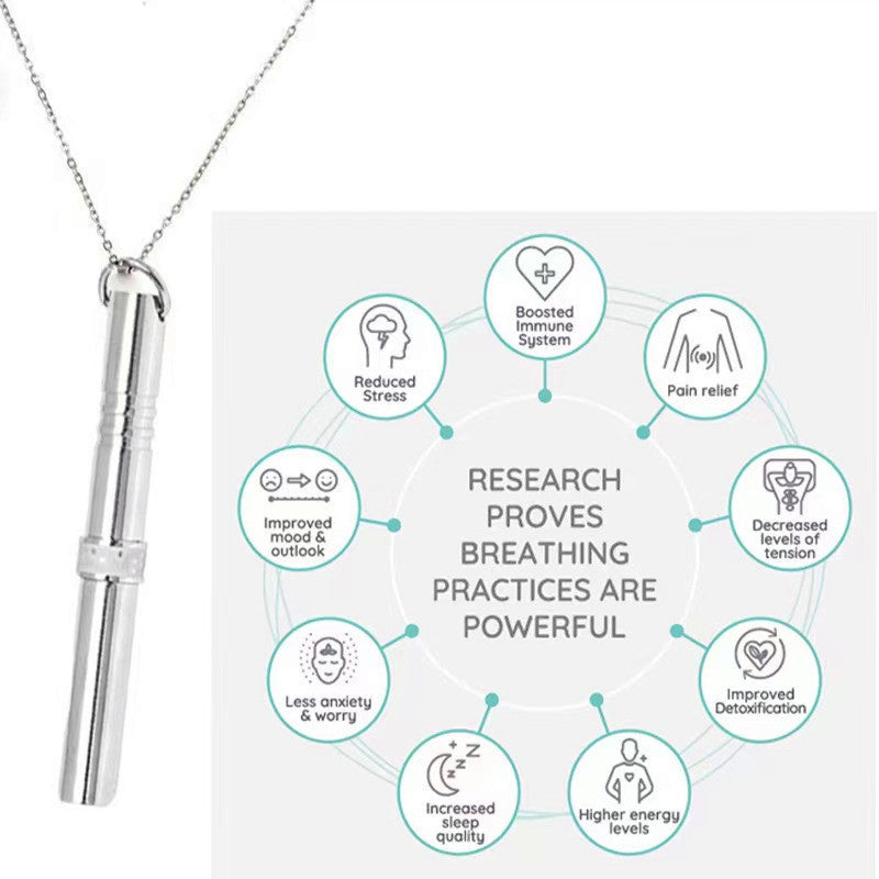 Anxiety Reducer - Mindfulness Breathing Necklace