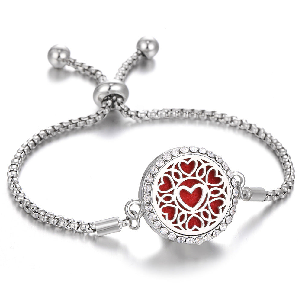 Here & Now Diffuser Bracelet – Essential Oil Kaleidoscope Charm