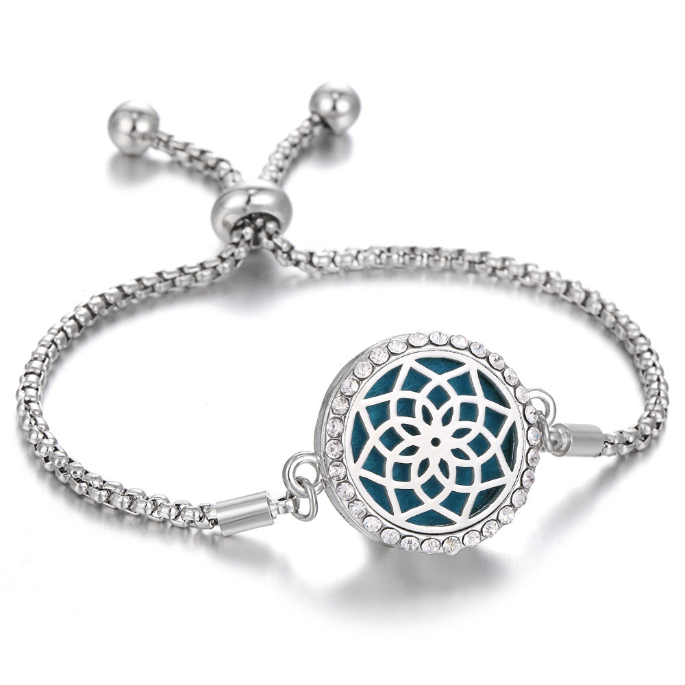 Here & Now Diffuser Bracelet – Essential Oil Kaleidoscope Charm