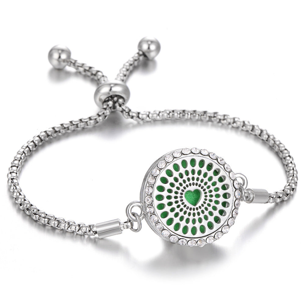 Here & Now Diffuser Bracelet – Essential Oil Kaleidoscope Charm